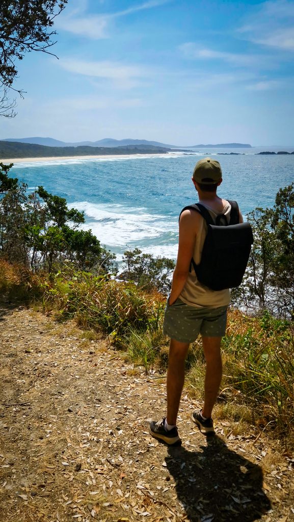 Ausblick beim Bill Hill Rainforest Track am Goolawah Beach Australien