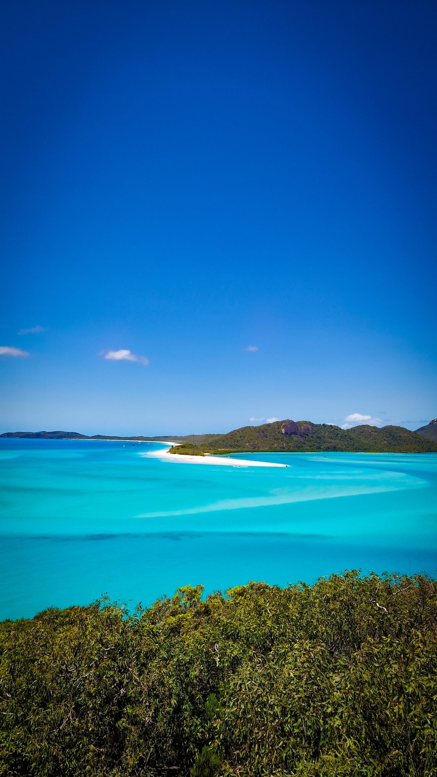 Whitehaven Beach Viewpoint, Whitsunday Islands, Queensland, Australien