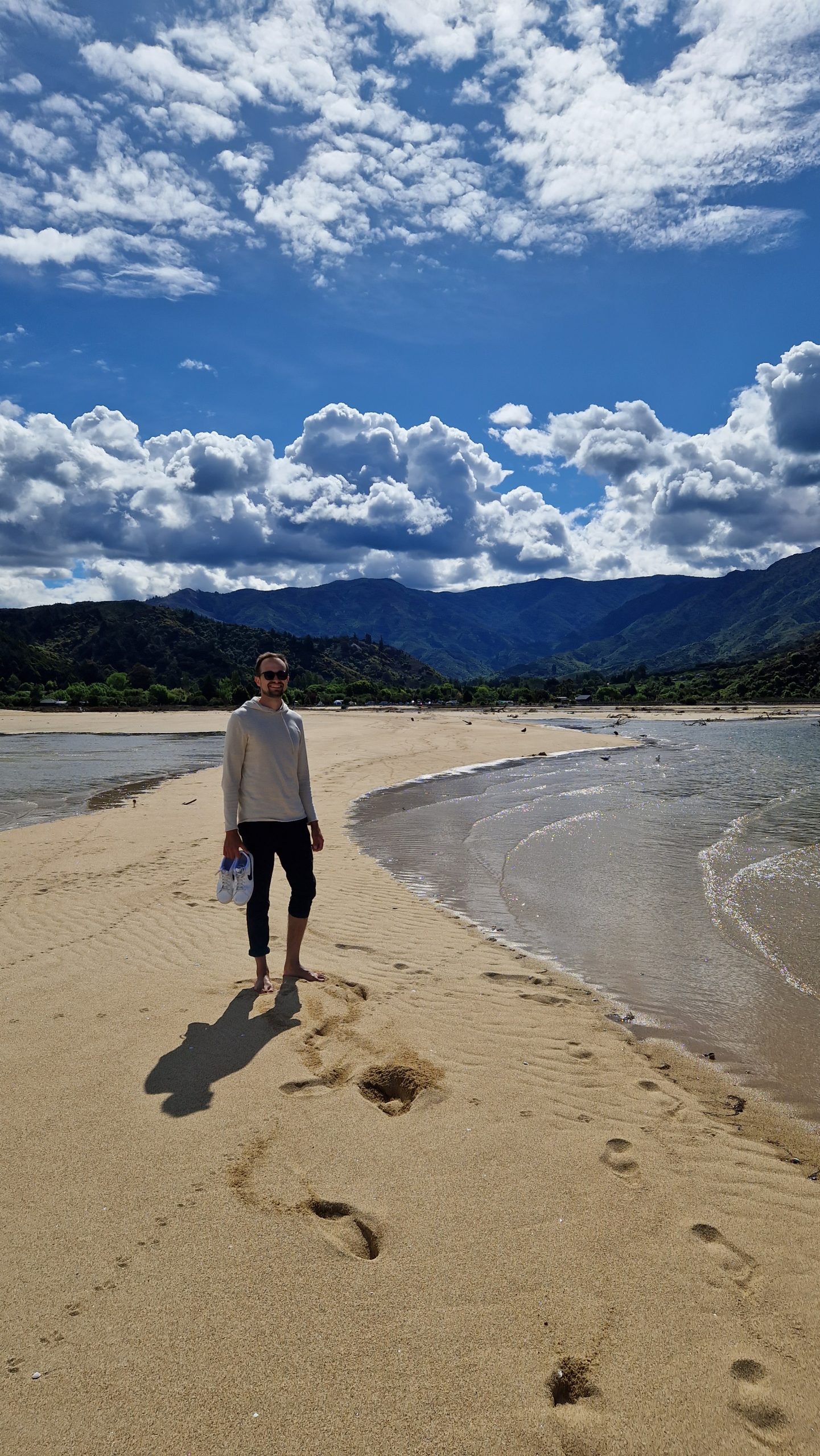 Strand von Marahau, Abel Tasman Nationalpark, Neuseeland