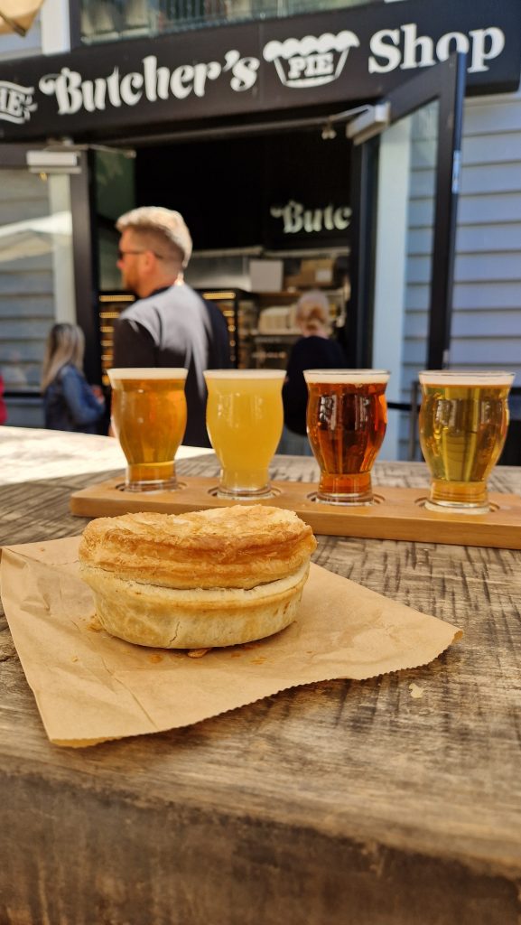 Meat Pie vom Butchers Pie Shop, Südinsel, Neuseeland