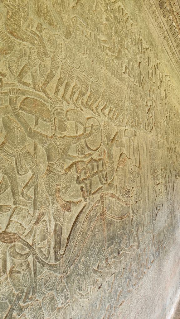 Battle of Lanka Gallery in Angkor Wat.