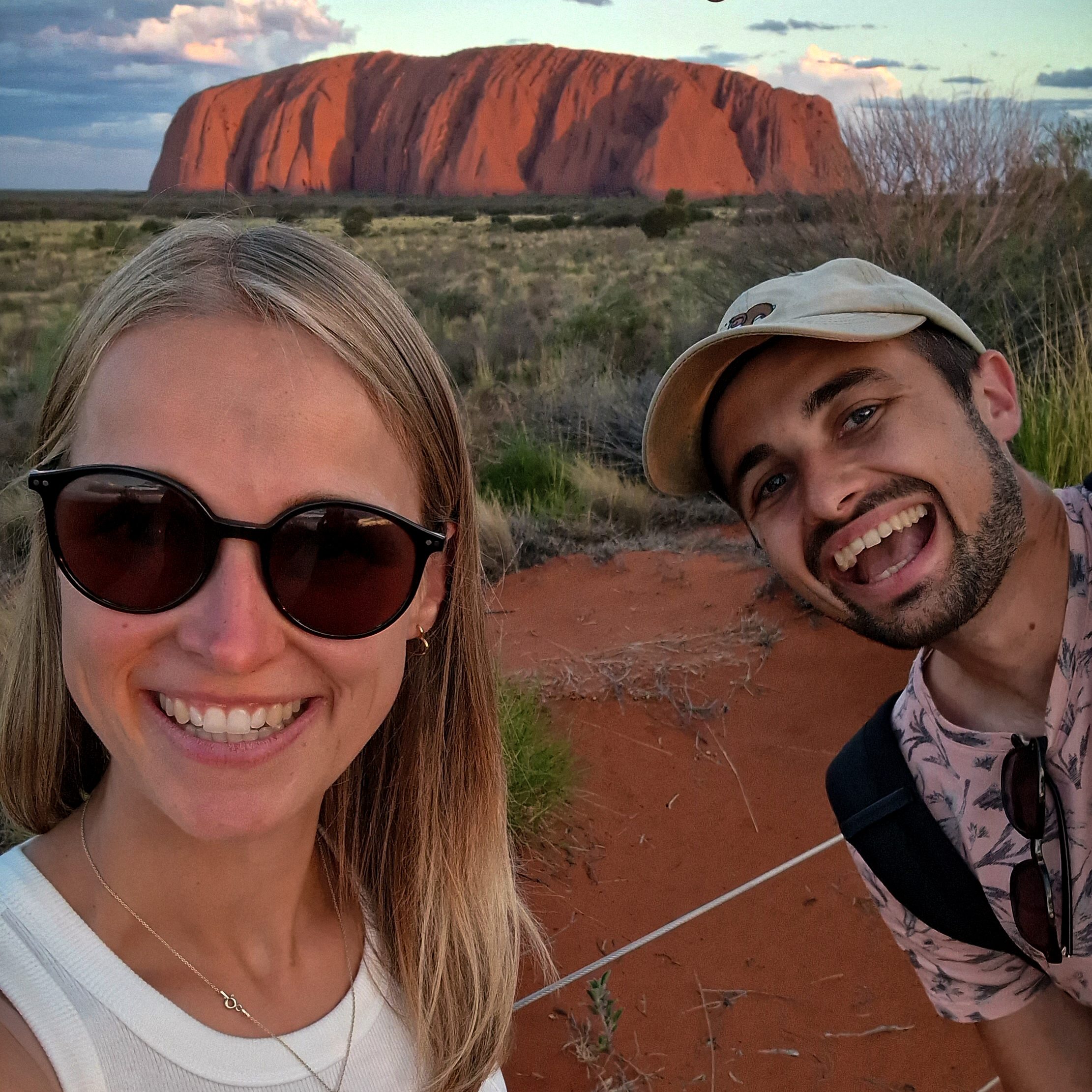 Uluru (Ayers Rock) bei Sonnenuntergang, Australien