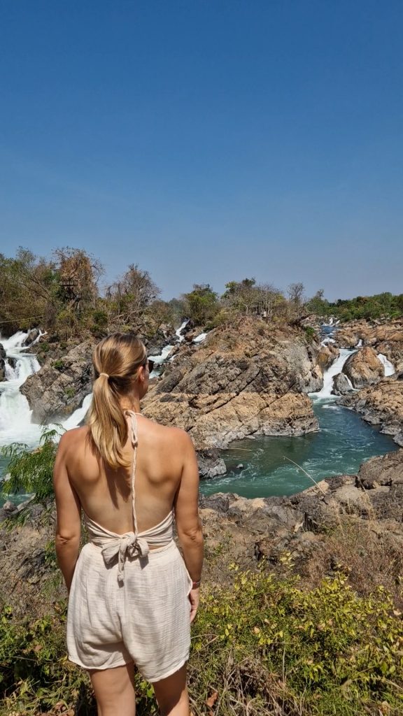 Li Phi Somphamit Waterfalls, Don Khon, Laos