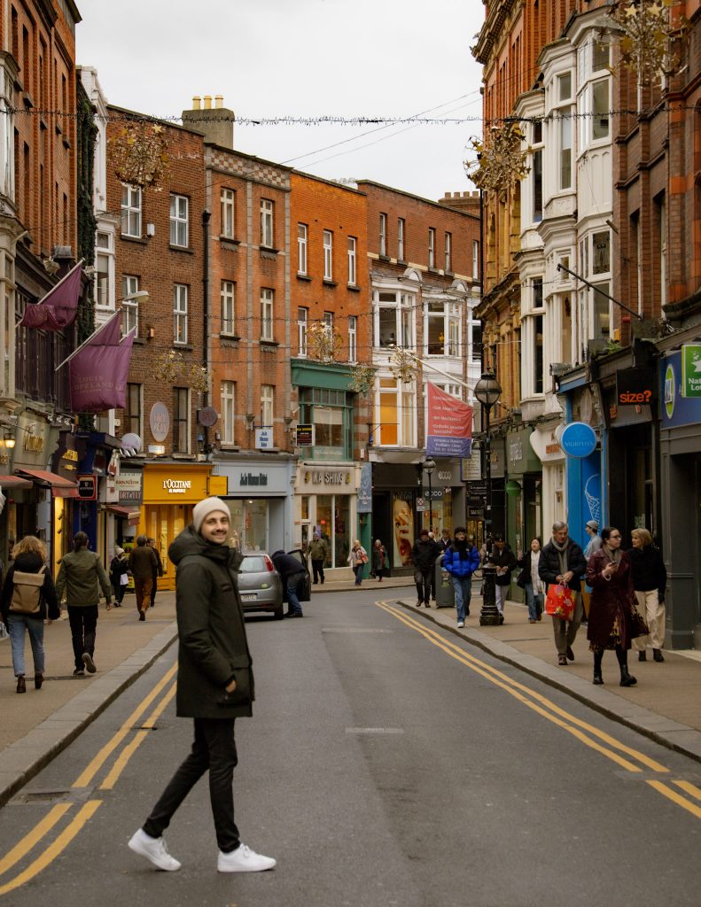 Die Backsteingebäude in der Wicklow Street