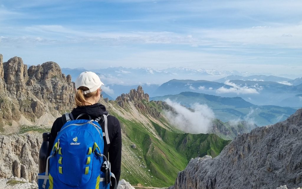 Podcastfolge Hüttenwanderung in den Südtiroler Dolomiten Hey Welt Reisepodcast