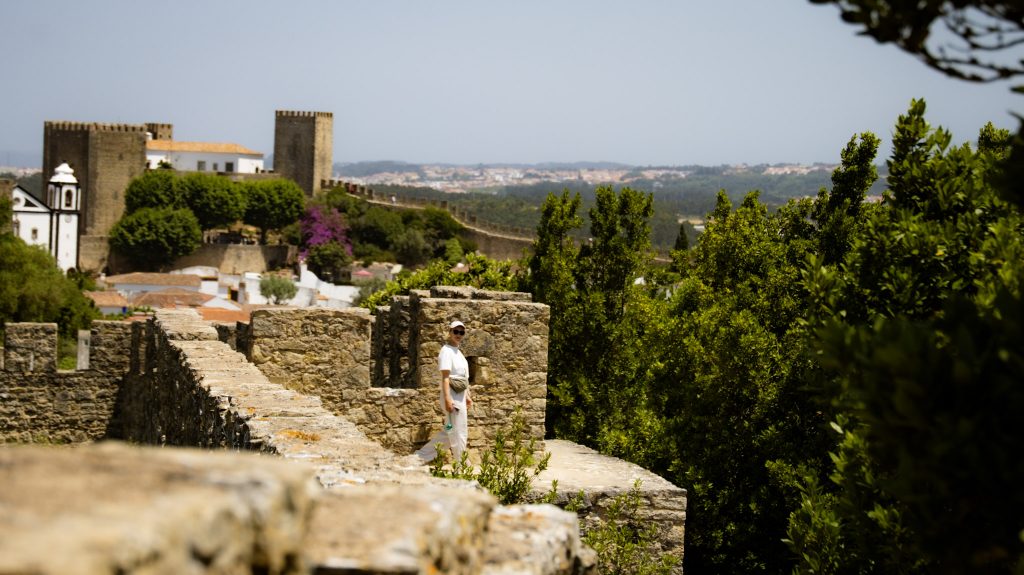 Die Stadtmauer von Óbidos 